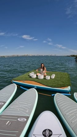 Sound Bowls on the water